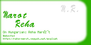 marot reha business card